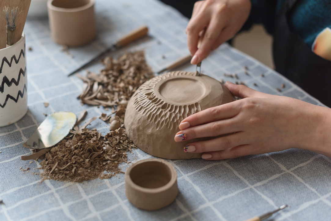 Atelier initiation pâte auto-durcissante
